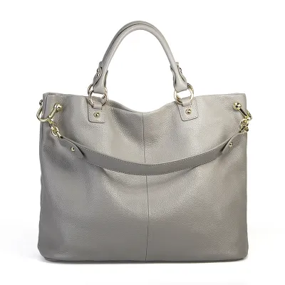 Genuine Leather Large Capacity Shoulder Bag HB46479